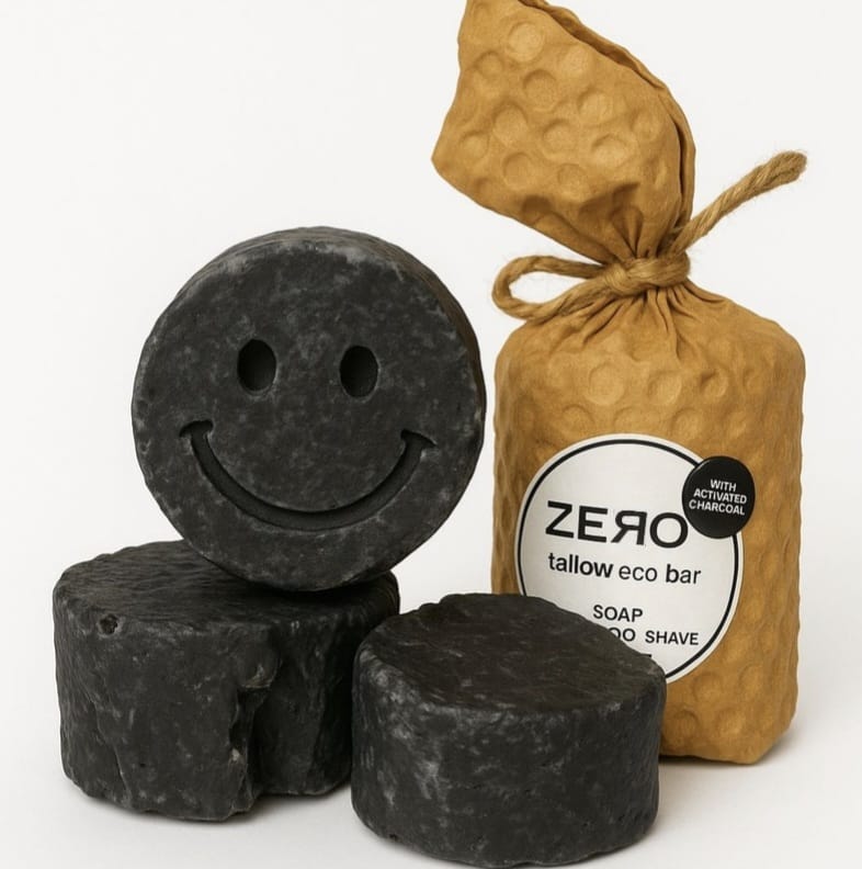 Activated Charcoal Wonky Soap (3 Pack)