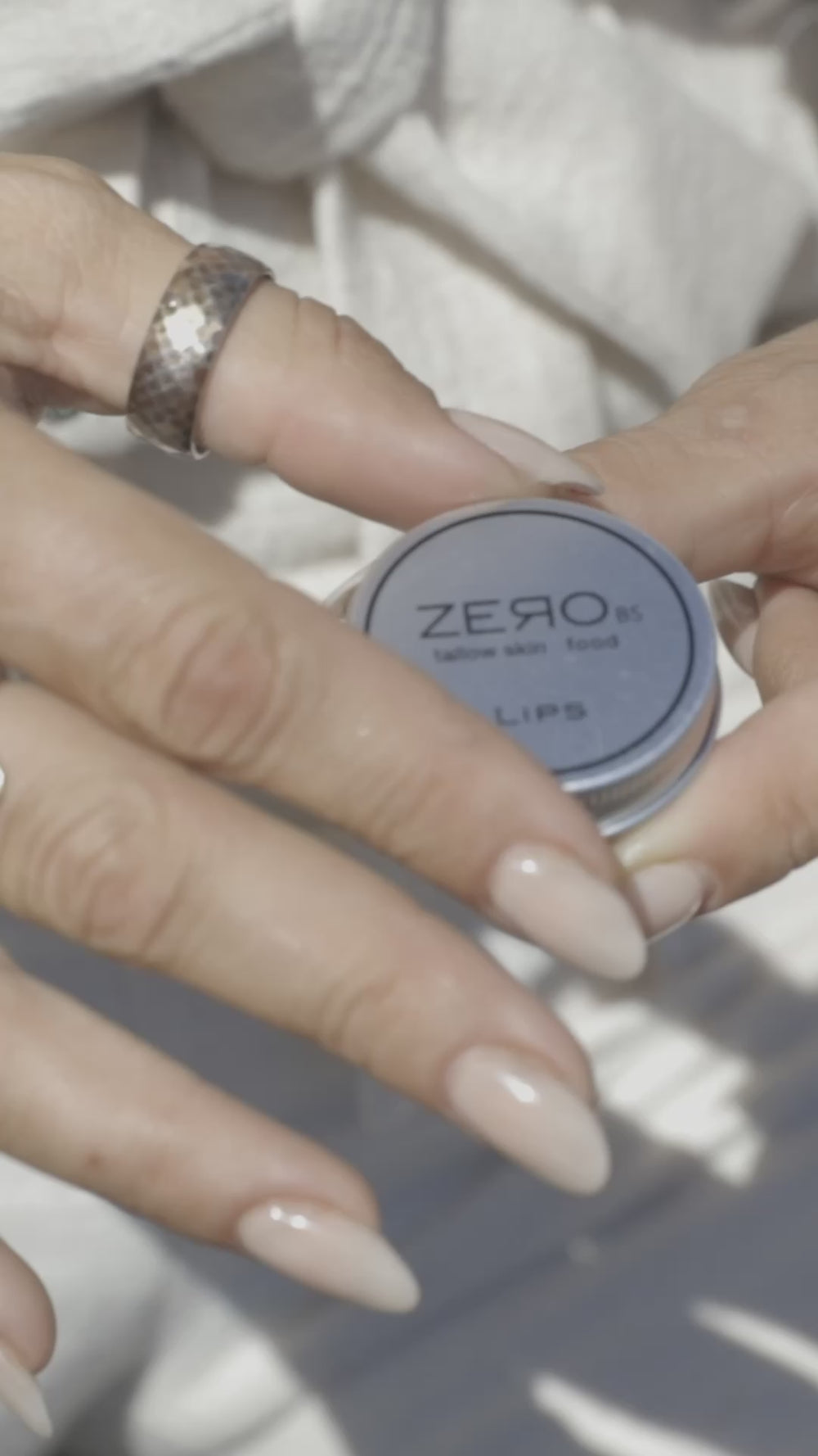 Zero BS | Lip Balm (15ml) | Made from Tallow and Beeswax. 100% Natural